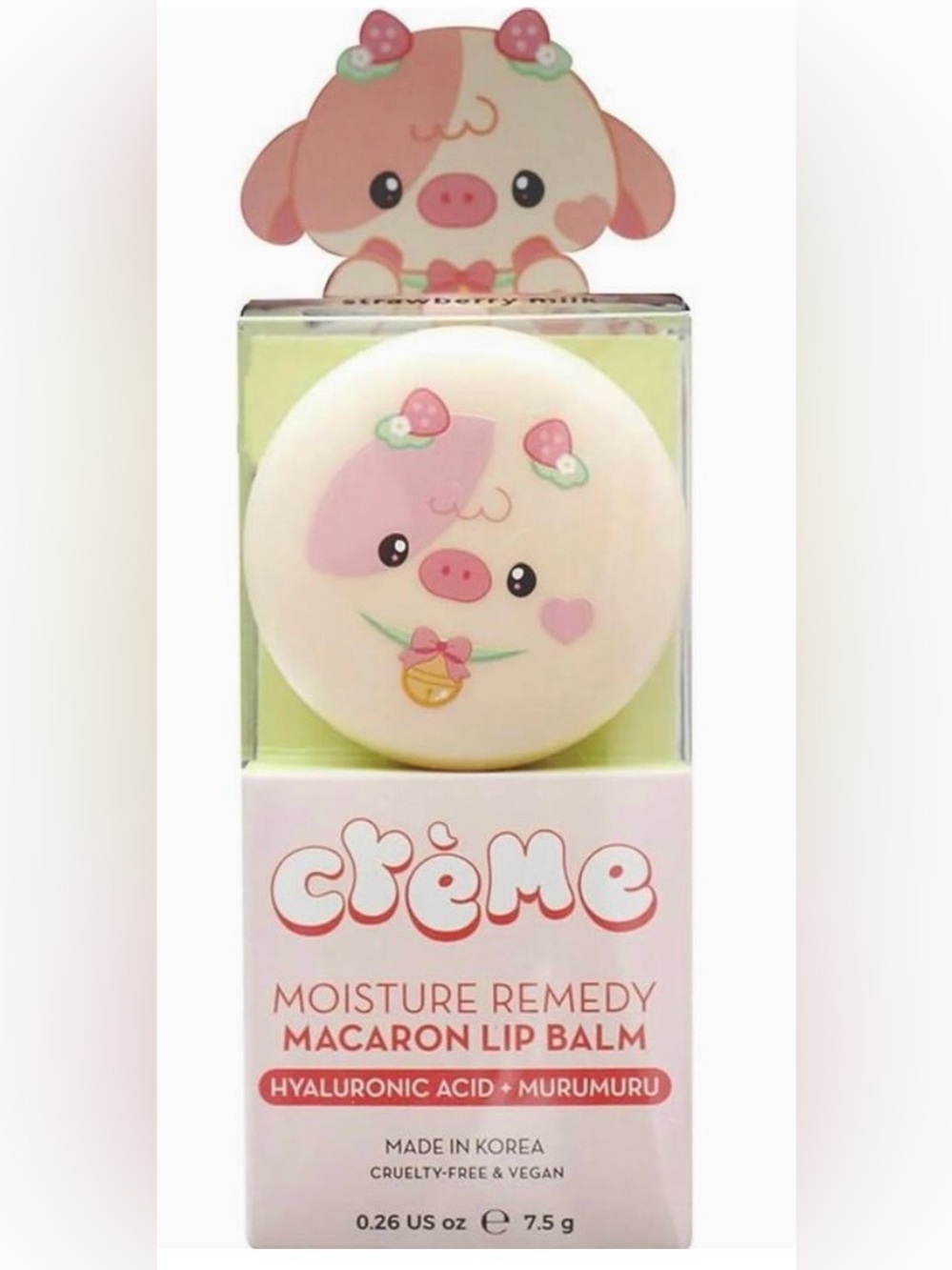 Crème Moisture Remedy Macaron Lip Balm - Pink